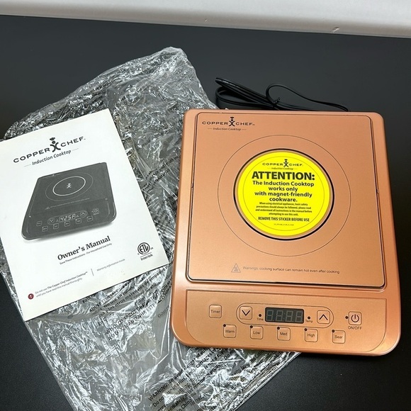 Copper Chef Induction Cooktop With Owner’s Manual KC16067-00300 - Picture 2 of 12